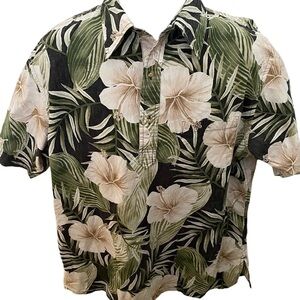 ONO & Company by Liberty House Aloha Hawaiian Tropical Floral Shirt Men XL
